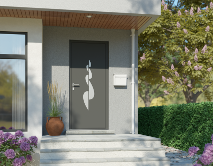 Porte d’Entrée Aluminium Vitrée SECURE – Design Contemporain, Isolation et Sécurité | Brico.BlackFriday