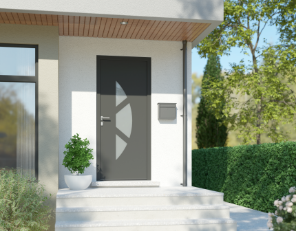 Veranto+ Porte d'entrée vitrée PVC Perform