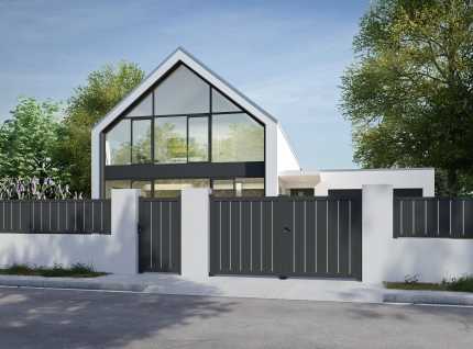 portail-aluminium-monaco-vue-face-maison-contemporaine
